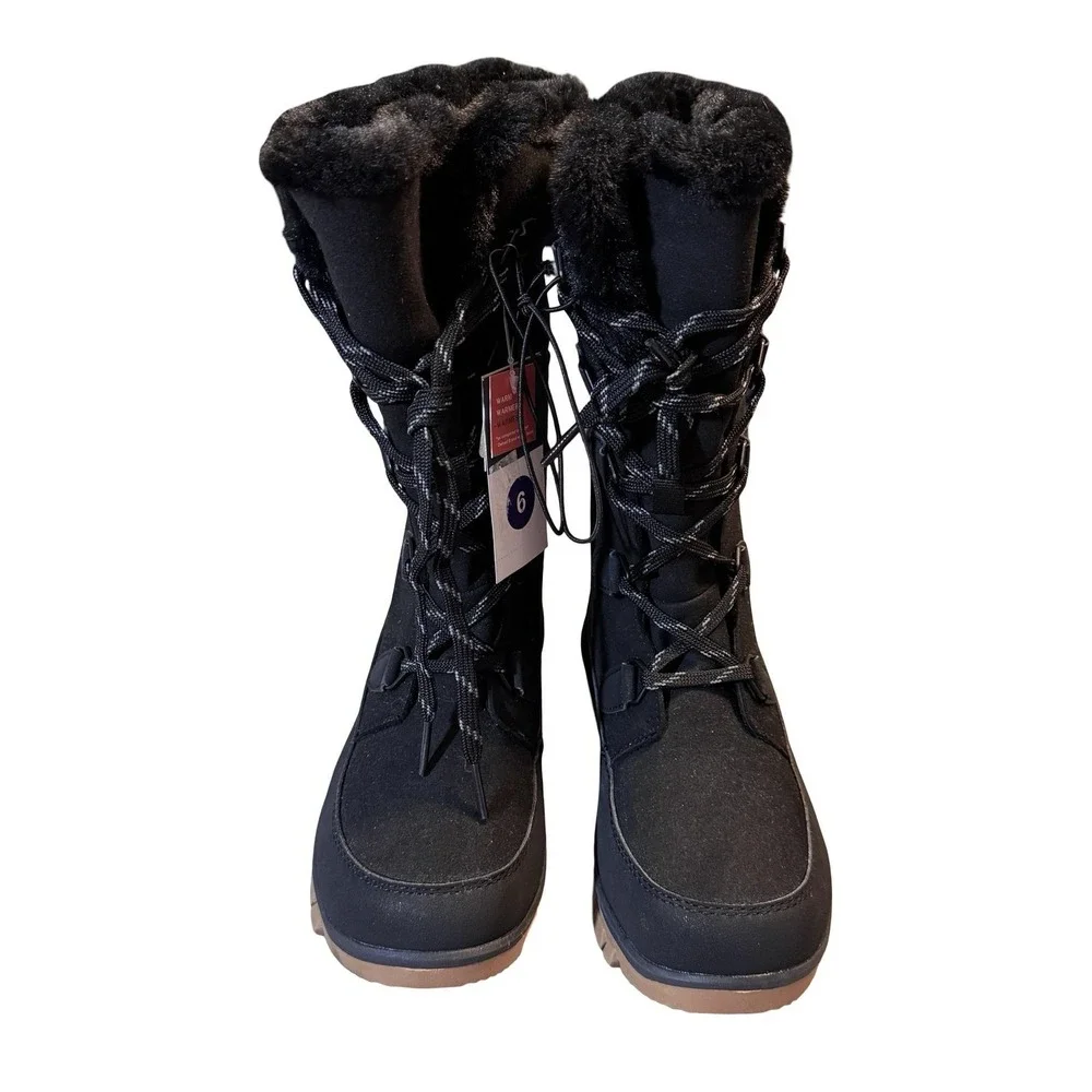 Universal Thread Carla‎ Winter Snow Boots Women Sz 6 Waterproof Thermolite NEW